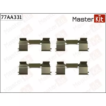 77AA331 Комплект установочный тормозных колодок Fiat DUCATO (250_ 290_) 2006 -