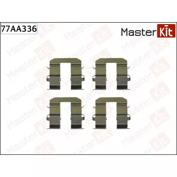 77AA336 Комплект установочный тормозных колодок Hyundai ix35 (LM EL ELH) 2009 -