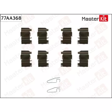 77AA368 Комплект установочный тормозных колодок Mazda CX-7 (ER) 2006 - 2014