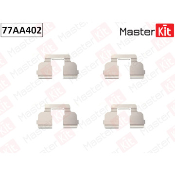 77AA402 Комплект установочный тормозных колодок Renault SANDERO 2008 -