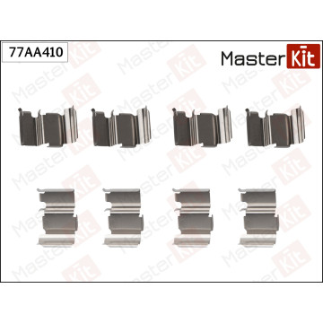 77AA410 Комплект установочный тормозных колодок Mitsubishi PAJERO IV (V8_W V9_W) 2006 -