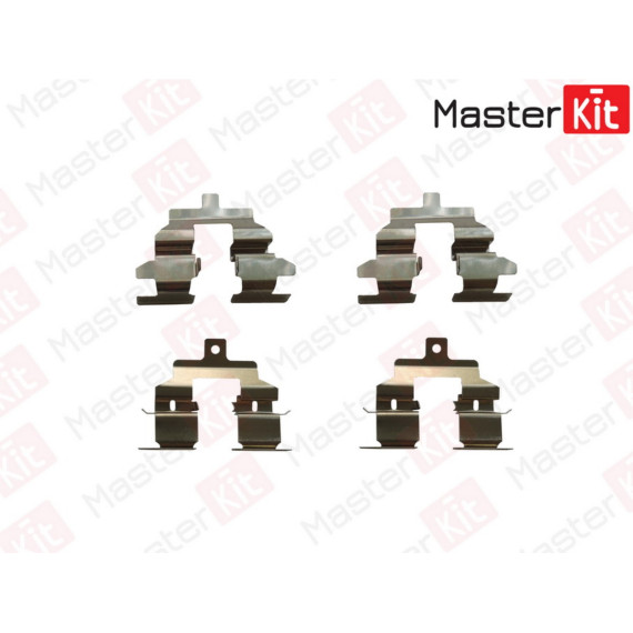 77AA413 Комплект установочный тормозных колодок Nissan QASHQAI / QASHQAI +2 I (J10 JJ10) 2006 - 201