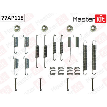 77AP118 Комплект установочный барабанных колодок VW TRANSPORTER IV автобус (70B 70C 7DB 7DK 70J