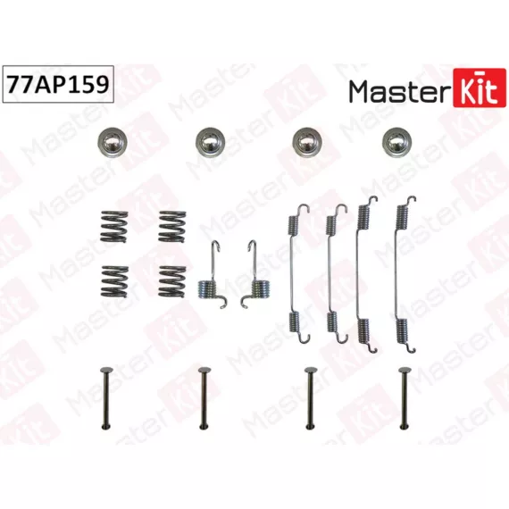 77AP159 Комплект установочный барабанных колодок Renault DUSTER (HS_) 2011 -