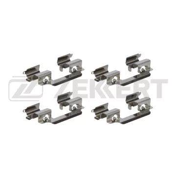 Комплект установочный перед. торм. колодок Renault Logan 07- Megane IV 15- Nissan Micra (K12) 03-