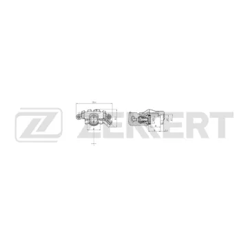 Тормозной суппорт задний правый Opel Vectra C 02- Saab 9-3 (YS3F E79 D79) 02- 9-3X (YS3) 11-