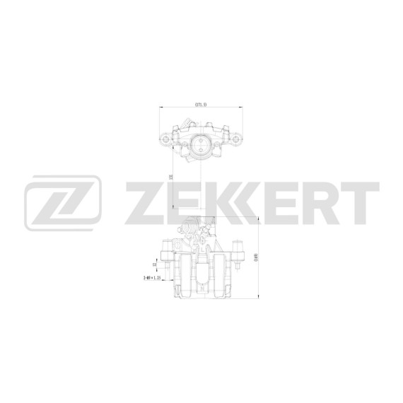 Тормозной суппорт задний левый Ford Focus II 04- C-Max 13- Mazda 3 I II 03- 5 I II 05- Volvo S