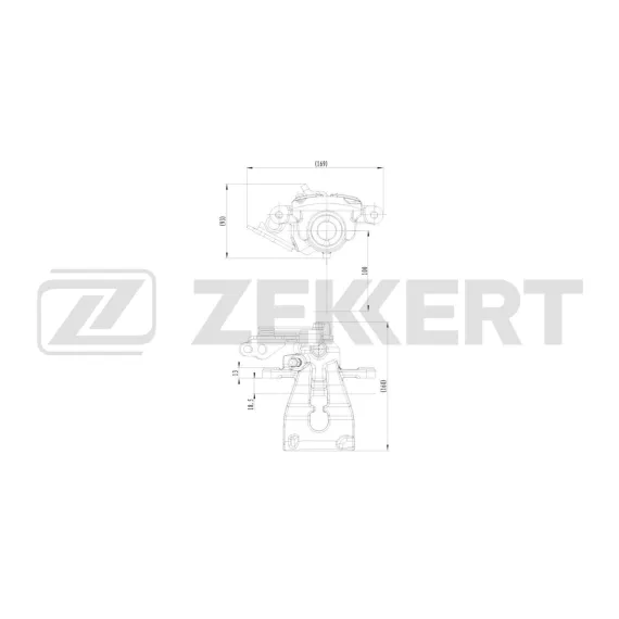 Тормозной суппорт задний левый Ford Focus II 05- Mondeo IV 07- Kuga 08- Galaxy II 06-