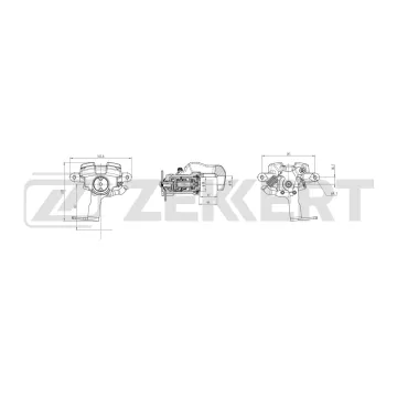 Тормозной суппорт задний левый Toyota Avensis (T270) 08-