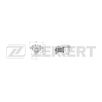 Тормозной суппорт задний левый VW Polo III 96- Passat III IV 88- Golf III IV 92- Ford Galaxy 95