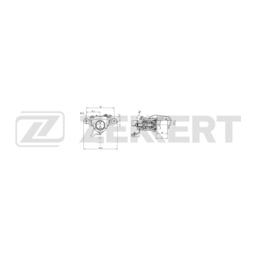 Тормозной суппорт задний правый Ford Mondeo III 04-