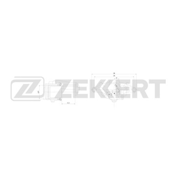 Тормозной суппорт перед. прав. VW Polo III 95- Passat II-IV 84- Golf III IV 91- Jetta II 85- Au