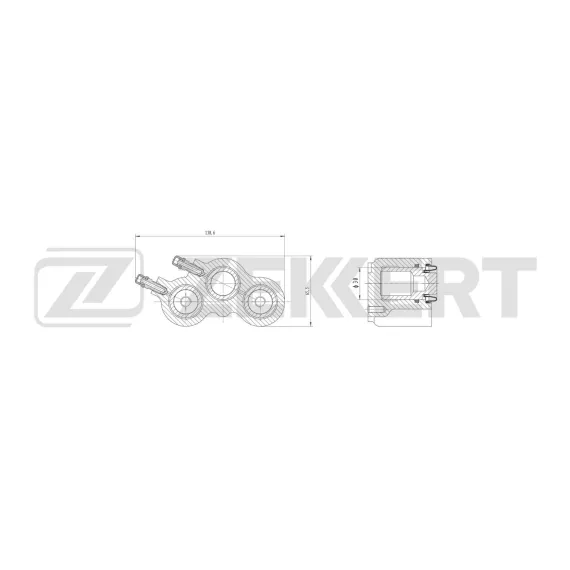 Тормозной суппорт передний правый  110 (2110) 04 111 (2111) 00-