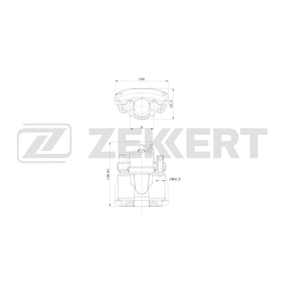 Тормозной суппорт передний правый Ford Focus II III 04- Transit 13- Mazda 3 I II 03- 5 I II 05