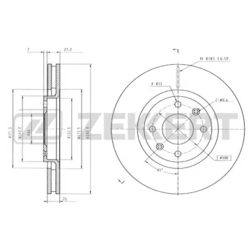 Диск торм. перед. Citroen Berlingo I II 02- C3 I II 02- C4 I II 04- C5 I II 01- Xsara 99- (