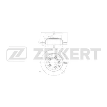 Диск тормозной задний Porsche Cayenne III 17-