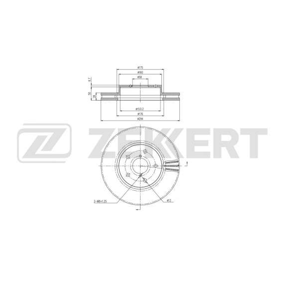 Диск тормозной задний Subaru Legacy (BN) 15- Levorg (VM) 15-