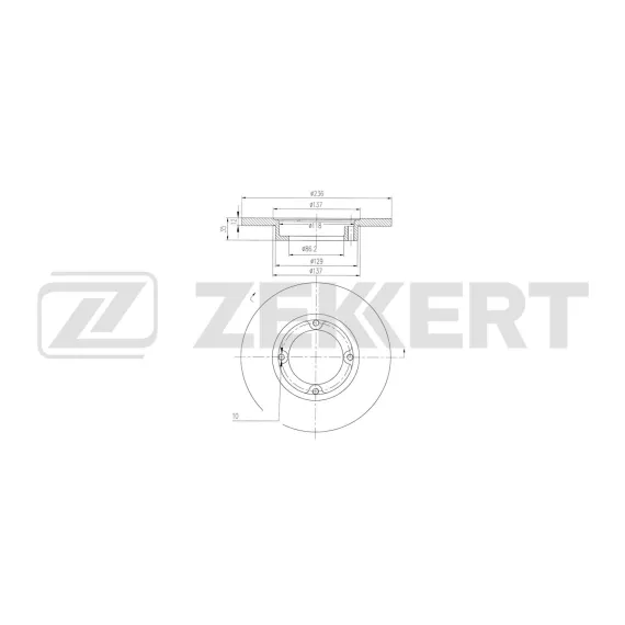 Диск тормозной передний Chery QQ6 08-