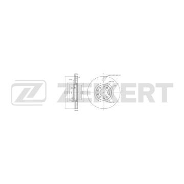 Диск тормозной передний Jeep Renegade 16- Fiat 500X (334_) 14- Alfa Romeo Giulietta (940_) 10- Ro