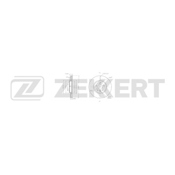 Диск тормозной передний Opel Insignia B 17-