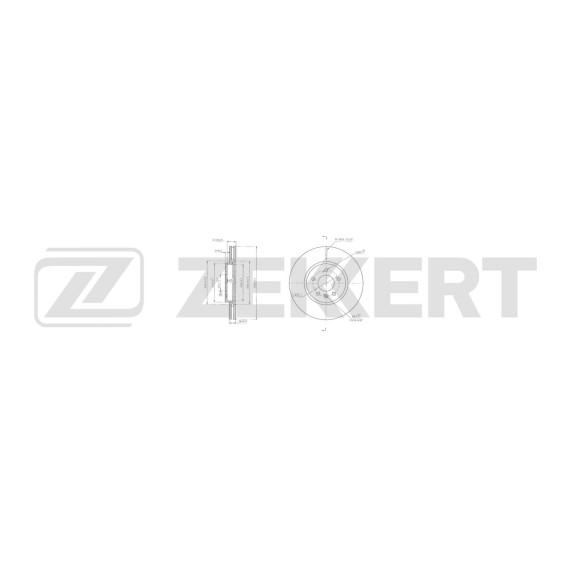 Диск тормозной передний Opel Insignia B 17-