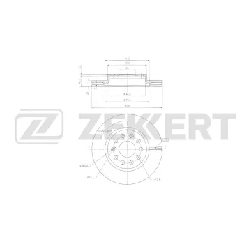 Диск тормозной передний Jetta VS5 19- VS7 19- VA7 24-