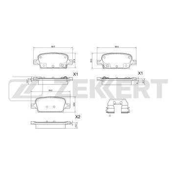 Колодки торм. диск. задн. Chevrolet Malibu 15-