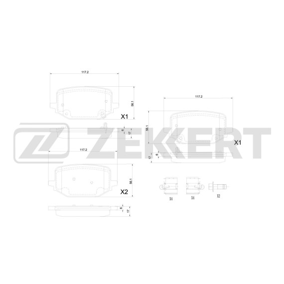 Колодки торм. диск. задн. Ford USA Explorer V VI 19-