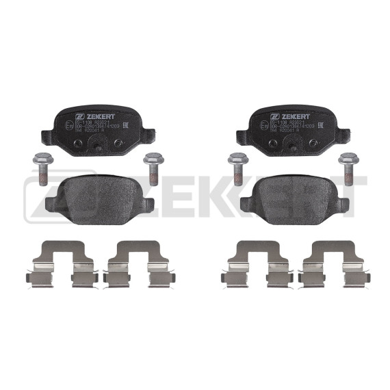 Колодки торм. диск. задн. Lada Vesta 15- Xray 16- Fiat Panda (169_) 04- 500 (312_) 07- Lancia Mu