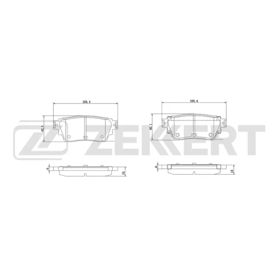 Колодки торм. диск. задн. Nissan Qashqai (J12Z) 23- X-Trail (T33) 21- Terra (ND23Z) 18- Altima (L