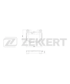 Колодки торм. диск. передн. BMW X5 (G05 G18) 18- X6 (G06) 23- X7 (G07) 22- i4 (G26) 21-