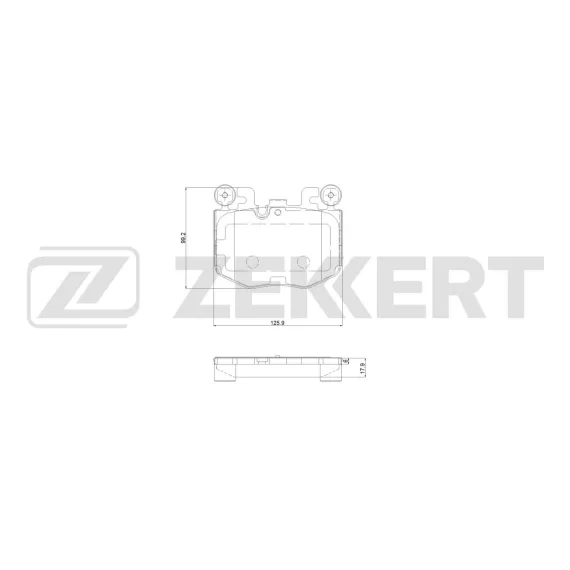 Колодки торм. диск. передн. BMW X5 (G05 G18) 18- X6 (G06) 23- X7 (G07) 22- i4 (G26) 21-