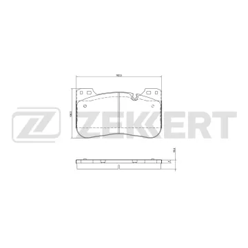 Колодки торм. диск. передн. BMW X5M (F95) 19- X6M (F96) 19- M8 (F92) 19- M5 (F90) 20-