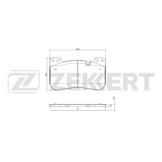 Колодки торм. диск. передн. BMW X5M (F95) 19- X6M (F96) 19- M8 (F92) 19- M5 (F90) 20-
