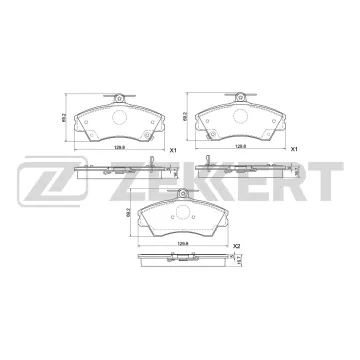 Колодки торм. диск. передн. Chery Tiggo (T11 FL) 06-