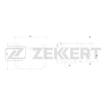 Колодки торм. диск. передн. Mini Cooper (F54-F57 F60) 13-