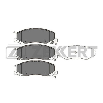 Колодки торм. диск. передн. Opel Insignia A 08- Saab 9-5 (YS3G) 10-