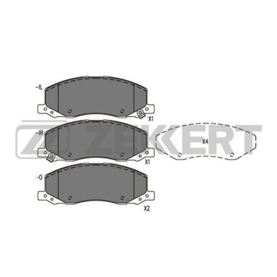 Колодки торм. диск. передн. Opel Insignia A 08- Saab 9-5 (YS3G) 10-