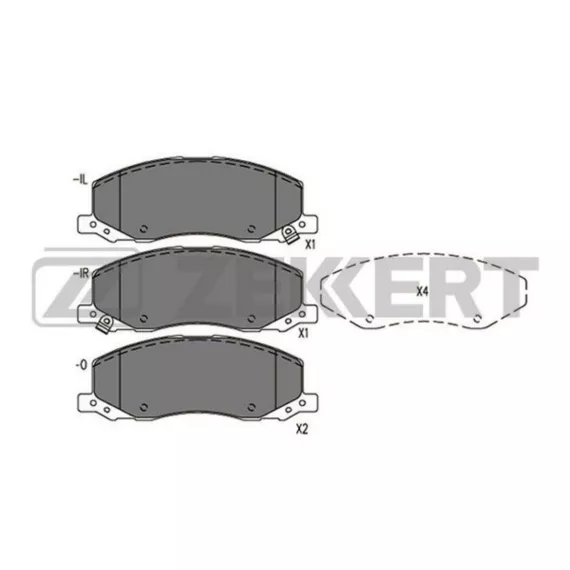 Колодки торм. диск. передн. Opel Insignia A 08- Saab 9-5 (YS3G) 10-