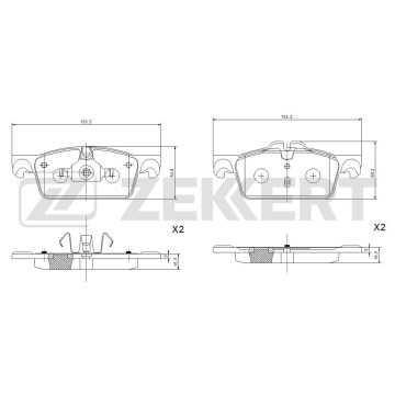 Колодки торм. диск. передн. Peugeot 508 10- 508 SW 10-