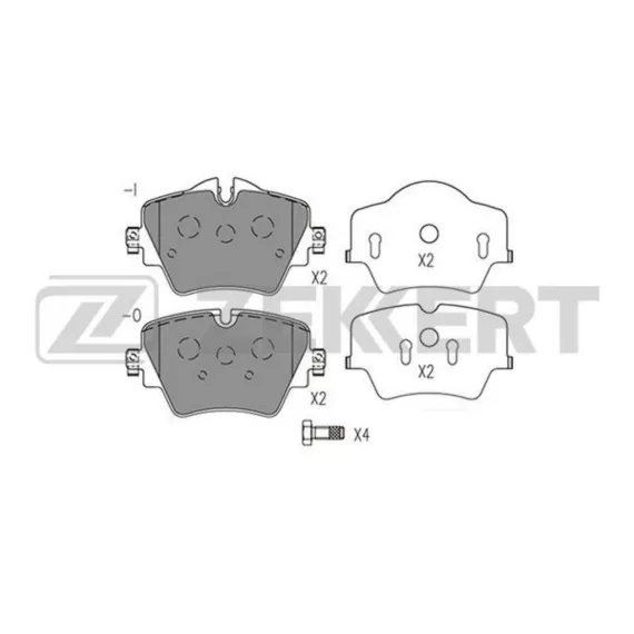 Колодки торм. диск. передн. (смесь CERAMIC) BMW 1 (F40) 19- 2 (F45 F46) 13- X1 (F48) 14- X2 (F39)