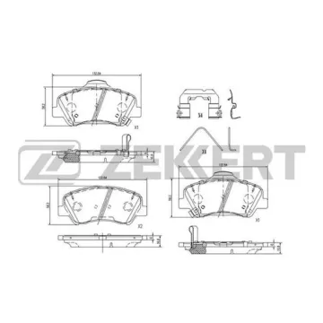 Колодки торм. диск. передн. (смесь CERAMIC) Hyundai Solaris II 17- i20 II 14- Kia Rio IV 17-