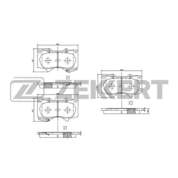 Колодки торм. диск. передн. (смесь CERAMIC) Mitsubishi Pajero IV 06- Lexus GX 470 (UZJ120) 02- GX