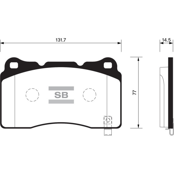 Колодки торм.дисковые Hi-Q ACURA ACURA TL MANUAL 04-06 (D1049)