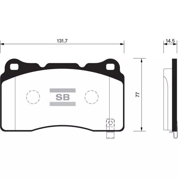 Колодки торм.дисковые Hi-Q ACURA ACURA TL MANUAL 04-06 (D1049)
