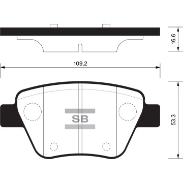 Колодки торм.дисковые Hi-Q AUDI A3 11-13 R (D1456)