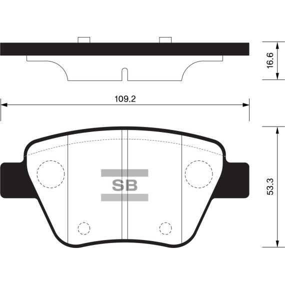 Колодки торм.дисковые Hi-Q AUDI A3 11-13 R (D1456)