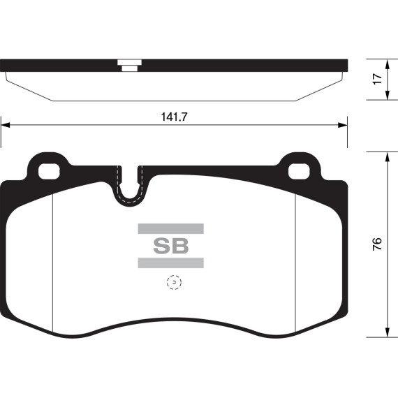 Колодки торм.дисковые Hi-Q BENZ MERCEDES BENZ CL550 07-14 (D1223)