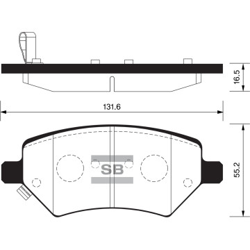 Колодки торм.дисковые Hi-Q CHERY QIYUN 3 12- (D1674)
