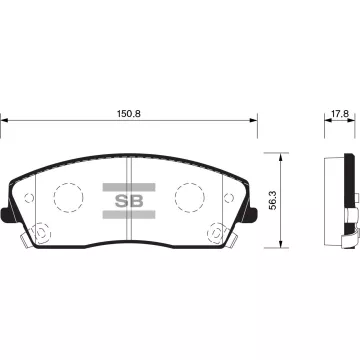 Колодки торм.дисковые Hi-Q DODGE CHARGER 06-11 (D1056)